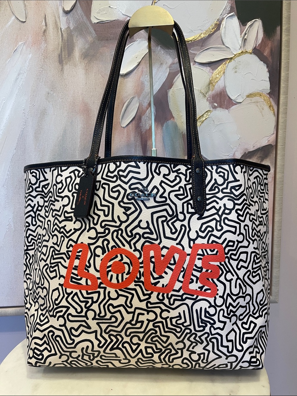 Coach Limited Edition Keith Haring Reversible Tote